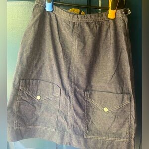 Vintage midi length apron skirt